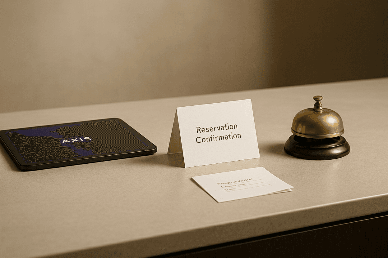 Guest receiving a booking confirmation on their phone
