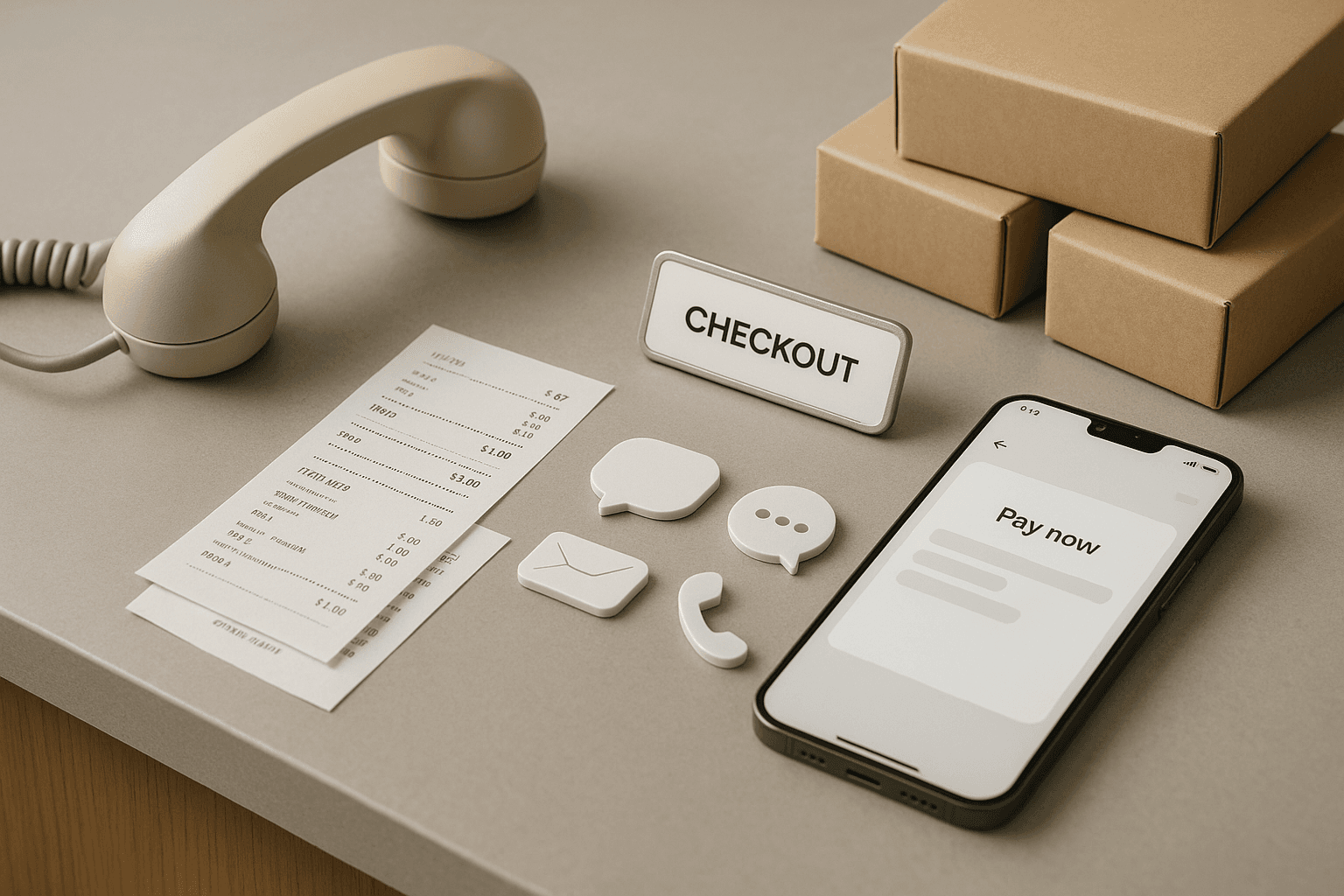 Unified retail inbox showing voice, WhatsApp, and SMS threads